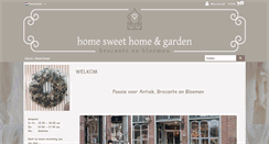 Desktop Screenshot of homesweethomeandgarden.nl