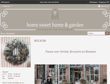 Tablet Screenshot of homesweethomeandgarden.nl